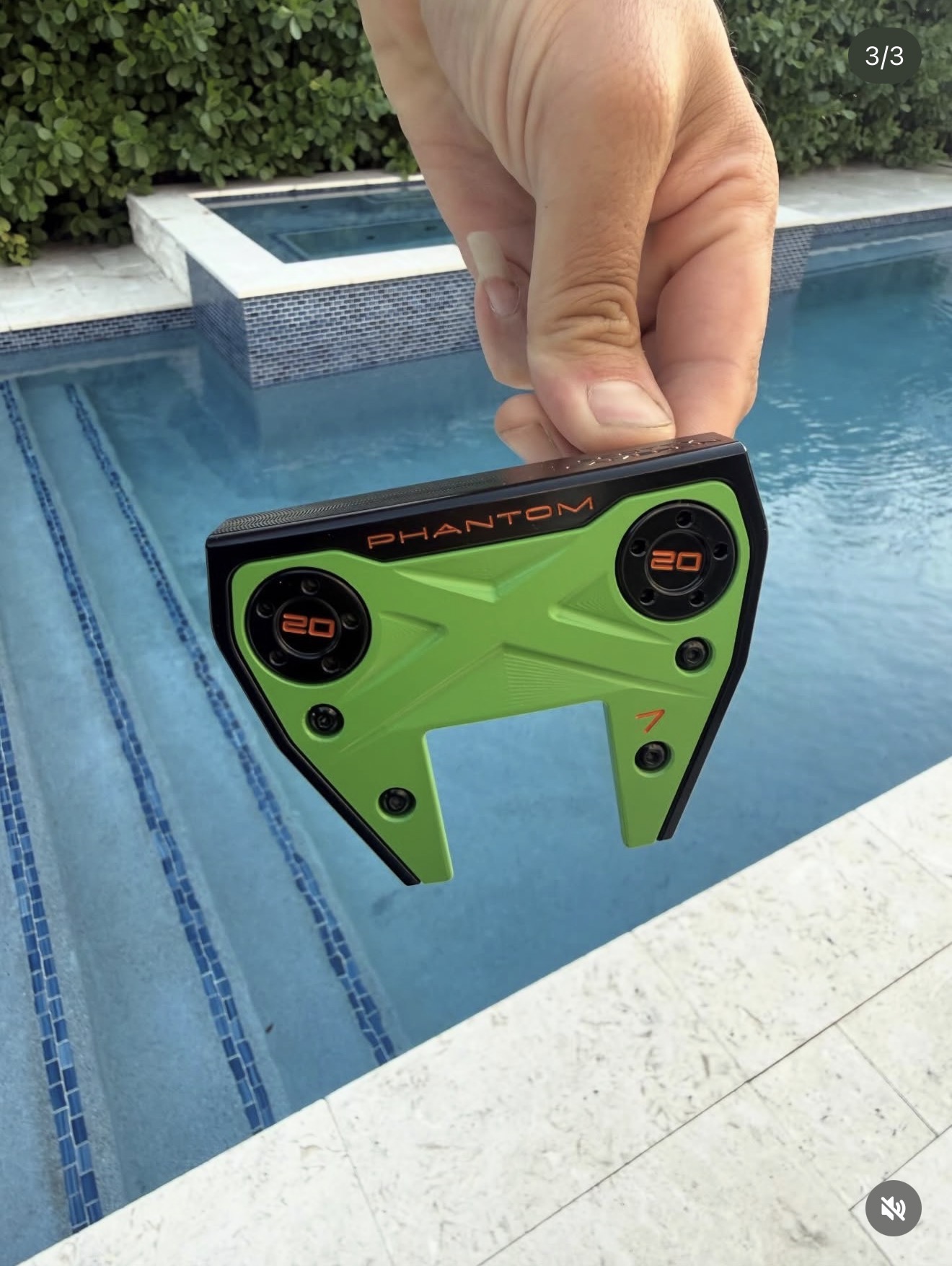 Scotty Cameron Phantom putter green finish
