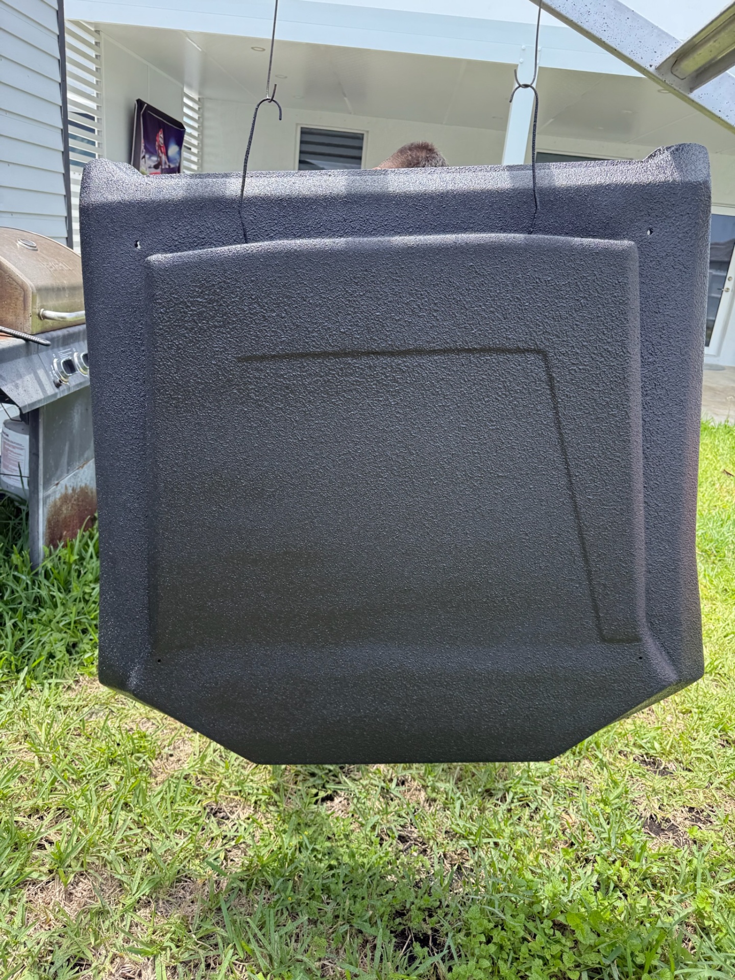 Raptor liner hood before and after 4